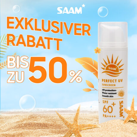 Exklusiver SAAM Perfect UV Sunscreen